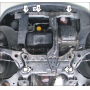 Защита картера Dodge Grand Caravan 2007-2010 | двигатель + КПП, 2 мм, сталь | MOTODOR | 00310