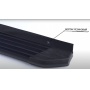 Пороги подножки Hyundai Santa Fe Classic Тагаз 2007-2013 | алюминиевые или нержавеющие