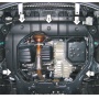 Защита картера KIA Rio 2005-2009 | двигатель + КПП, 2 мм, сталь | MOTODOR | 00930