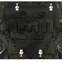 Защита картера Nissan Tiida 2006-2014 | двигатель + КПП, 2 мм, сталь | MOTODOR | 71427