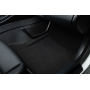 3D коврики Geely EX5 2025+ | Премиум | ворсовые | черные | Seintex