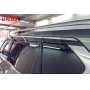 Дефлекторы KGM Rexton | с хром молдингом, из 6 частей, премиум, плоские, 2D
