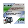 Фаркоп MITSUBISHI PAJERO 4 2007-/2014- | шар AE | Лидер Плюс | M114-AE