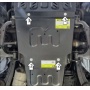 Защита картера Sollers ST6 2023- | двигатель + передний дифференциал, 2 мм, сталь | MOTODOR | 78309