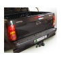 Фаркоп TOYOTA HILUX 7 2008-2015 (4WD) с задним силовым бампером | шар F - кованый | Лидер Плюс | T114-F