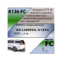 Фаркоп KIA CARNIVAL 4 (KA4) 2020- | шар FC | Лидер Плюс | K136-FС