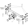 Фаркоп Gac GS4 2024- | шар E - быстросъемный под квадрат, нагрузка 50/1000 | MOTODOR | 97806-E