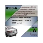Фаркоп RENAULT FLUENCE 2009- | шар A | Лидер Плюс | R120-A