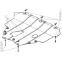 Защита картера Ford Kuga 2011-2013 | двигатель + КПП, 2 мм, сталь | MOTODOR | 00733