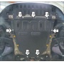 Защита картера Renault Fluence 2010-2012 | двигатель + КПП, 1,5 мм, сталь | АвтоСтандарт | 51721