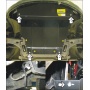 Защита картера Ford Fusion 2006-2012 | двигатель + КПП, 2 мм, сталь | MOTODOR | 00714