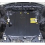 Защита картера Toyota IQ 2009-2016 | двигатель + КПП, 2 мм, сталь | MOTODOR | 02548