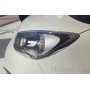 Хром накладки передних фар для Kia Picanto 2011+