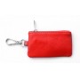 Чехол для ключей "Subaru", Универсальный, Кожаный с Металическим значком, Цвет: Красный