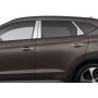 Накладки на стойки дверей для Hyundai Tucson 2016+ | нержавейка, 8 частей