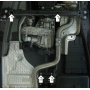 Защита картера Porsche Cayenne 2007-2010 | раздатка, 3 мм, сталь | MOTODOR | 12702