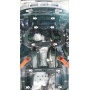 Защита картера Mazda BT-50 2006-2011 | двигатель + передний дифференциал + КПП + радиатор + раздатка, 3 мм, сталь | MOTODOR | 10703