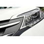 Накладки на передние фары для HONDA CRV 2012+ : хром
