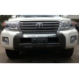 Накладка-обвес переднего бампера на Toyota Land Cruiser 200 (2012-2015)