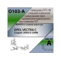 Фаркоп OPEL VECTRA C (седан) 2002-2008 | шар A | Лидер Плюс | O103-A