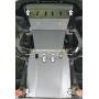Защита картера Ssangyong Rexton 2007-2012 | двигатель + КПП + радиатор, 2 мм, сталь | MOTODOR | 02805