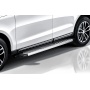Пороги алюминиевые Hyundai Santa Fe  (2018-2021) TM | Slitkoff