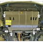 Защита картера Peugeot 207 2006-2012 | двигатель + КПП, 2 мм, сталь | MOTODOR | 71603