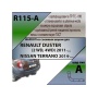 Фаркоп RENAULT DUSTER 2 2021- (2WD/4WD) | шар A | Лидер Плюс | R115-A