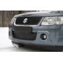Зимняя заглушка решетки переднего бампера Suzuki Grand Vitara (2005-2008) дорестайл | шагрень