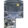 Защита картера Toyota Prius 2003-2009 | двигатель + КПП, 2 мм, сталь | MOTODOR | 02557