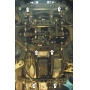 Защита картера Toyota Land Cruiser Prado 150 2009-2014 | двигатель + передний дифференциал + КПП, 3 мм, сталь | MOTODOR | 12510