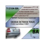 Фаркоп SKODA OCTAVIA (A4) (лифтбек) 1997- | шар BA - быстросъемный | Лидер Плюс | T-S104-BA