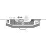 Фаркоп Toyota Highlander 2014-2020 | шар FE - оцинкованный, нагрузка 120/2000 | MOTODOR | 92511-FE