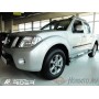 Боковые молдинги на двери для Nissan Navara (D40) 2005+/2011+ | Rider F-46