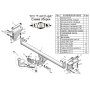 Фаркоп NISSAN QASHQAI J10 2007-2014 и QASHQAI +2  | шар BA - быстросъемный | Лидер Плюс | T-N121-BA
