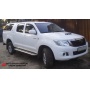 Пороги подножки Toyota Hilux 7 2005-2015 | алюминиевые или нержавеющие