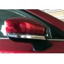 Хром накладки на зеркала для Mazda CX-5 2017+ | под повторителем