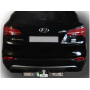 Фаркоп HYUNDAI SANTA FE (DM) 2012-2018 | шар F - кованый, с пластиной из нержавейки | Лидер Плюс | H224-F(N)
