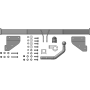 Фаркоп Solaris HS 2024- | шар A - оцинкованный, нагрузка 60/1200 | MOTODOR | 90907-A