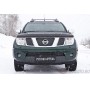 Зимняя заглушка решётки радиатора и переднего бампера для Nissan Pathfinder 2004-2010 (R51) и Navara 2005-2010 | шагрень