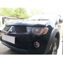 Защита радиатора для Mitsubishi L200 (2007-2010) дорестайл | Стандарт