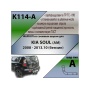Фаркоп KIA SOUL 1 (AM) 2008-2014 (бензин) | шар A | Лидер Плюс | K114-A