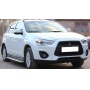 Пороги подножки Mitsubishi ASX 2013+/2017+ | алюминиевые или нержавеющие