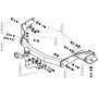 Фаркоп Hyundai Santa Fé IV 2021-2023 | шар A - оцинкованный, нагрузка 100/2000 | MOTODOR | 91008-A