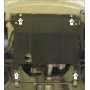 Защита картера Lada Kalina 2004-2013 | двигатель + КПП, 2 мм, сталь | MOTODOR | 72114
