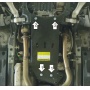Защита картера Lexus GS 350 2008-2012 | КПП + раздатка, 3 мм, сталь | MOTODOR | 15011