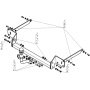 Фаркоп Ford Focus 2004-2007 | шар A - оцинкованный, нагрузка 75/1200 | MOTODOR | 90707-A