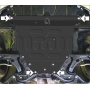 Защита картера Toyota Corolla Fielder 2000-2006 | двигатель + КПП, 2 мм, сталь | MOTODOR | 72506