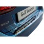 Накладка на задний бампер для Ford Edge 2 2015+ | зеркальная нержавейка, с загибом, серия Trapez