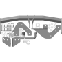 Фаркоп Toyota RAV 4 2013-2019 | шар A - оцинкованный, нагрузка 75/1500 | MOTODOR | 92506-A